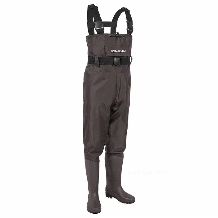 Fishing Pants Waterproof - Wader celana overall dengan sepatu bot,