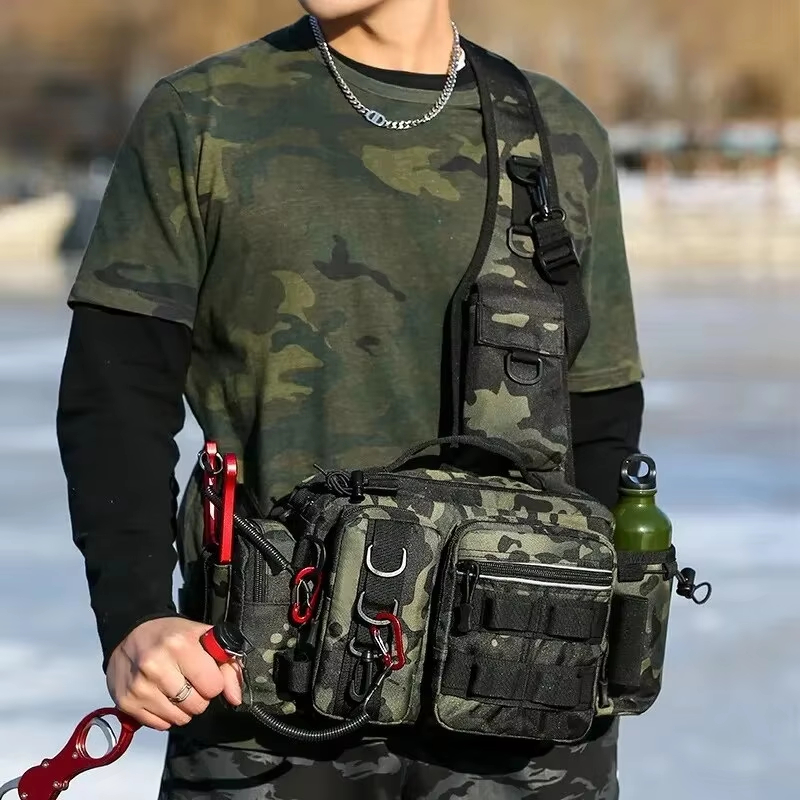 Fishing Backpack - Tas Selempang Pinggang Taktis Outdoor untuk