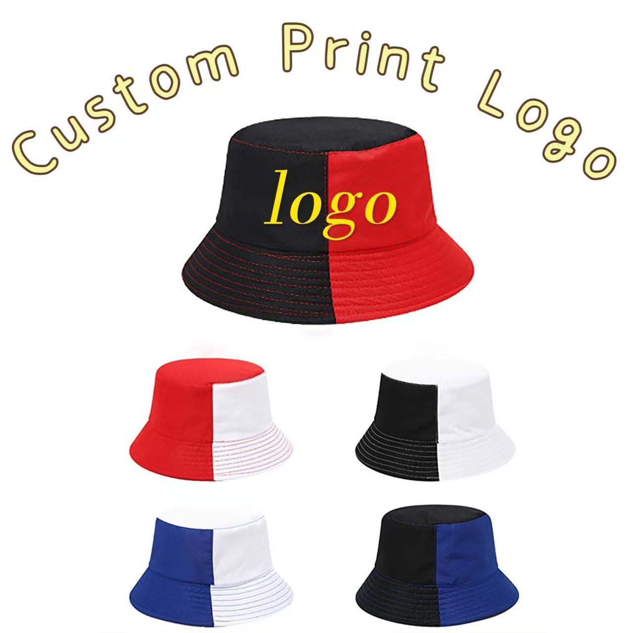 Fishing Hat - Topi Nelayan Warna-Warni dengan Logo Cetak