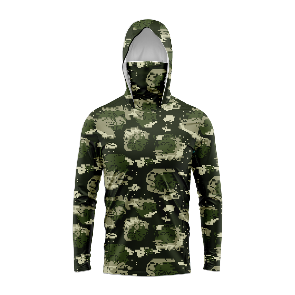 Hoodie Pancing Pria Pelindung  - Fishing Hoodie ulasan dan harga