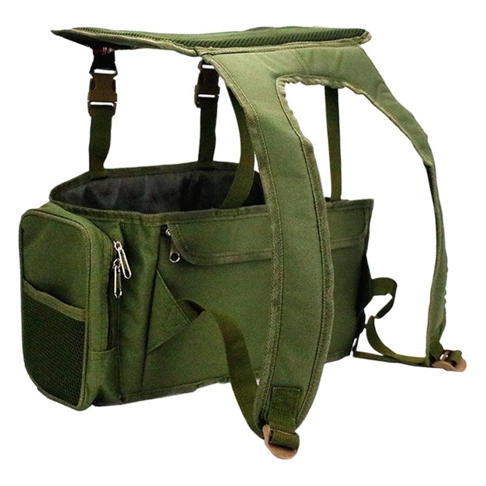 Ransel Memancing Nilon Hijau T - Fishing Backpack ulasan dan harga