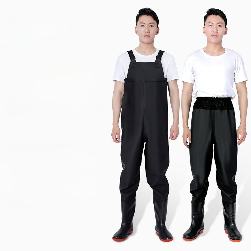 Celana Wader PVC dengan Sepatu - Fishing Pants Waterproof ulasan dan harga