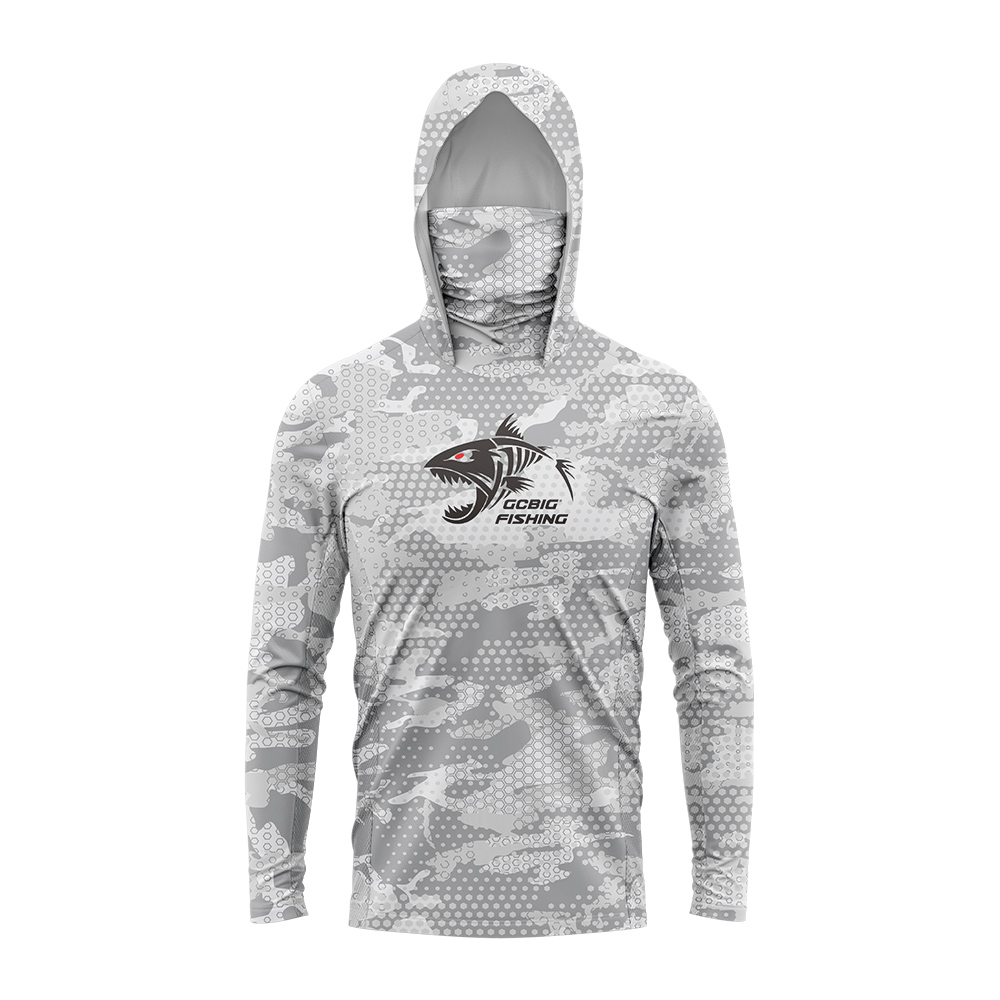 Kaos Pria Berkerudung Motif Ik - Fishing Hoodie ulasan dan harga