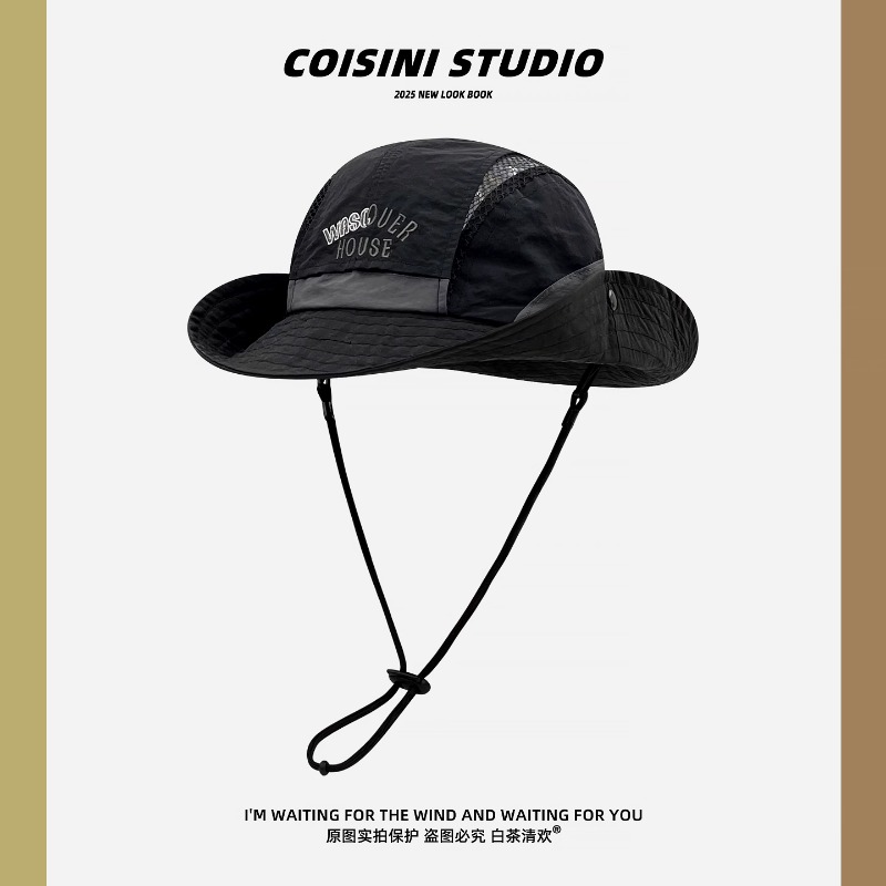 Topi Ember Kasual Cetak Huruf  - Fishing Hat ulasan dan harga