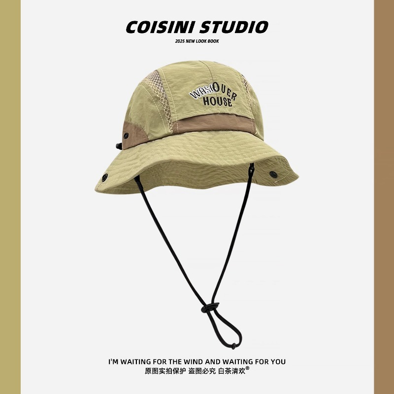 Topi Ember Kasual Cetak Huruf  - Fishing Hat ulasan dan harga