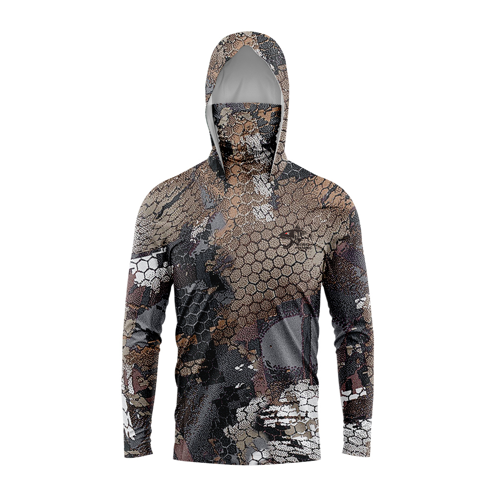 Kemeja Pancing Huk New Gear, K - Fishing Mask Sun Protection ulasan dan harga